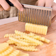 2007 Stainless Steel Vegetable Salad Chopping Knife Crinkle Cutters - Superior eMart