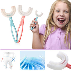 4773 Kids U Shaped Large Tooth Brush Used In All Kinds Of Household Bathroom Places For Washing Teeth Of Kids Toddlers And Childrens Easily And Comfortably. - Superior eMart