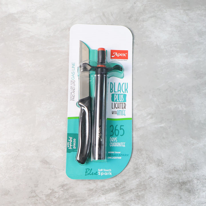 Kitchen Knife With Gas Lighter Combo Set  2