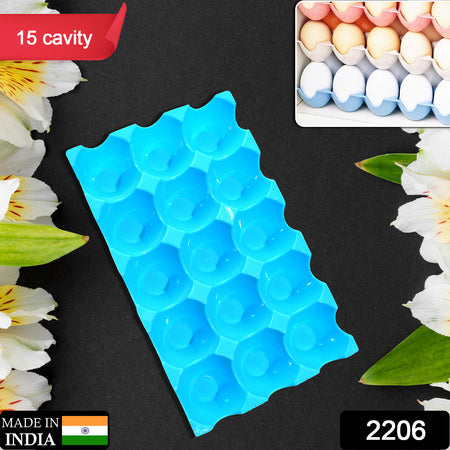 Superior eMart Egg Tray for 15 Eggs - Durable & Convenient