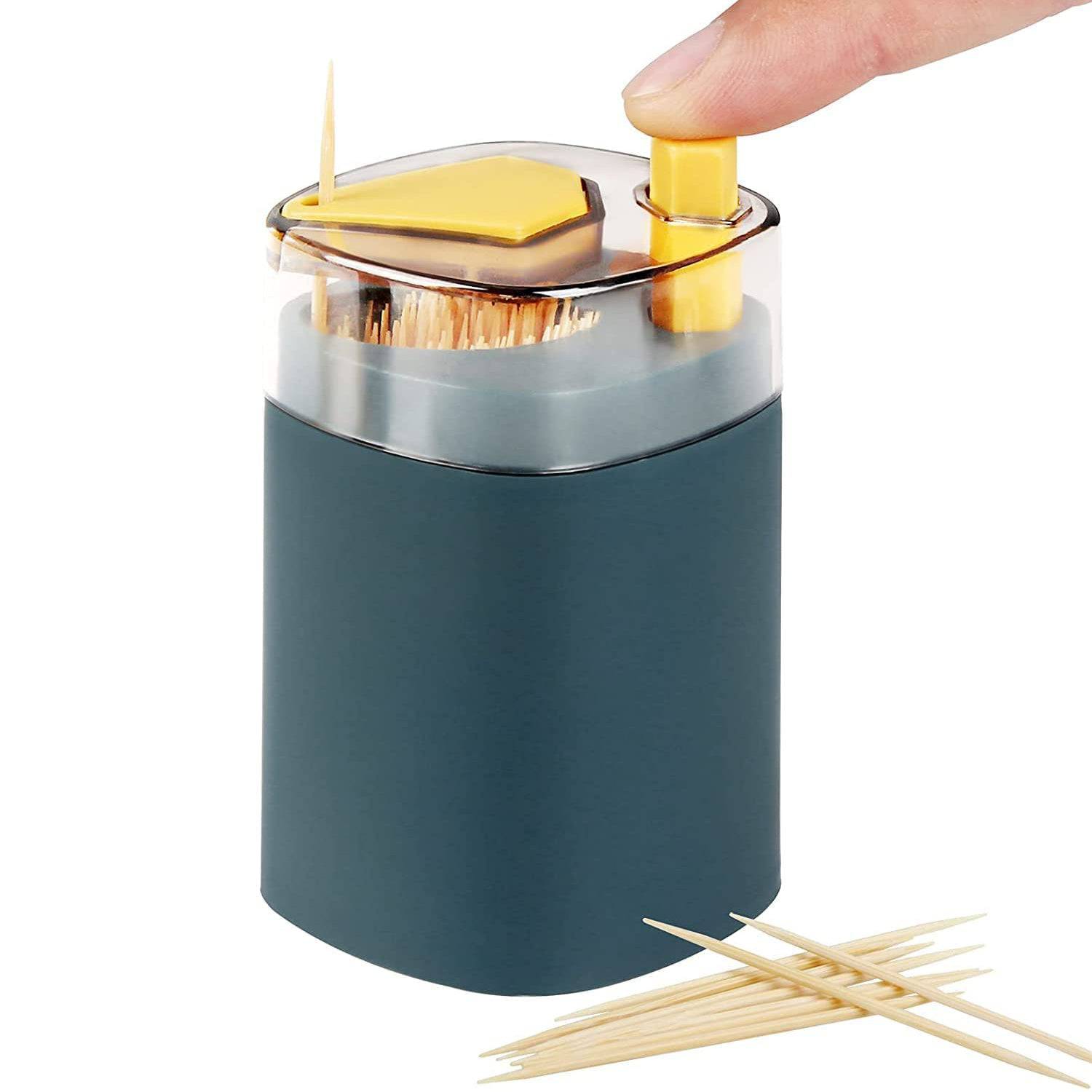 4005l Toothpick Holder Dispenser Pop-up Automatic Toothpick Dispenser For Kitchen Restaurant Thickening Toothpicks Container Pocket Novelty Safe Container Toothpick Storage Box. - Superior eMart