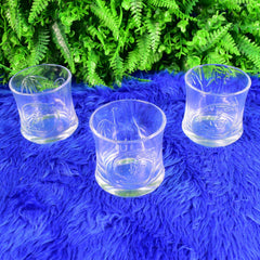 Glass 3 Pc Tumbler  1 Pc Cup Set (4 Pcs Set) - Superior eMart