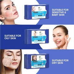 Beautiful Basics Dry Oily Sensitive  Normal Skin Face Wipes (4 Pkts X 100 Pcs Wipes) - Superior eMart