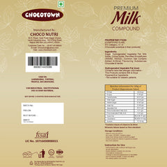 Chocotown Premium Milk Compound Slab (500 gm) - 10256_premiume_milk_compound