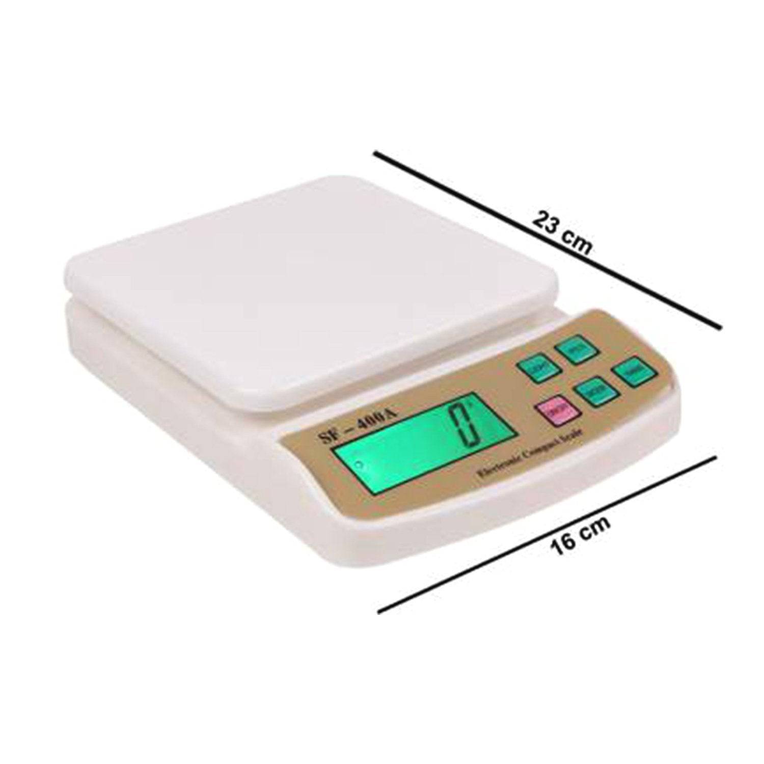 1610 Digital Multi-purpose Kitchen Weighing Scale (Sf400a) - Superior eMart