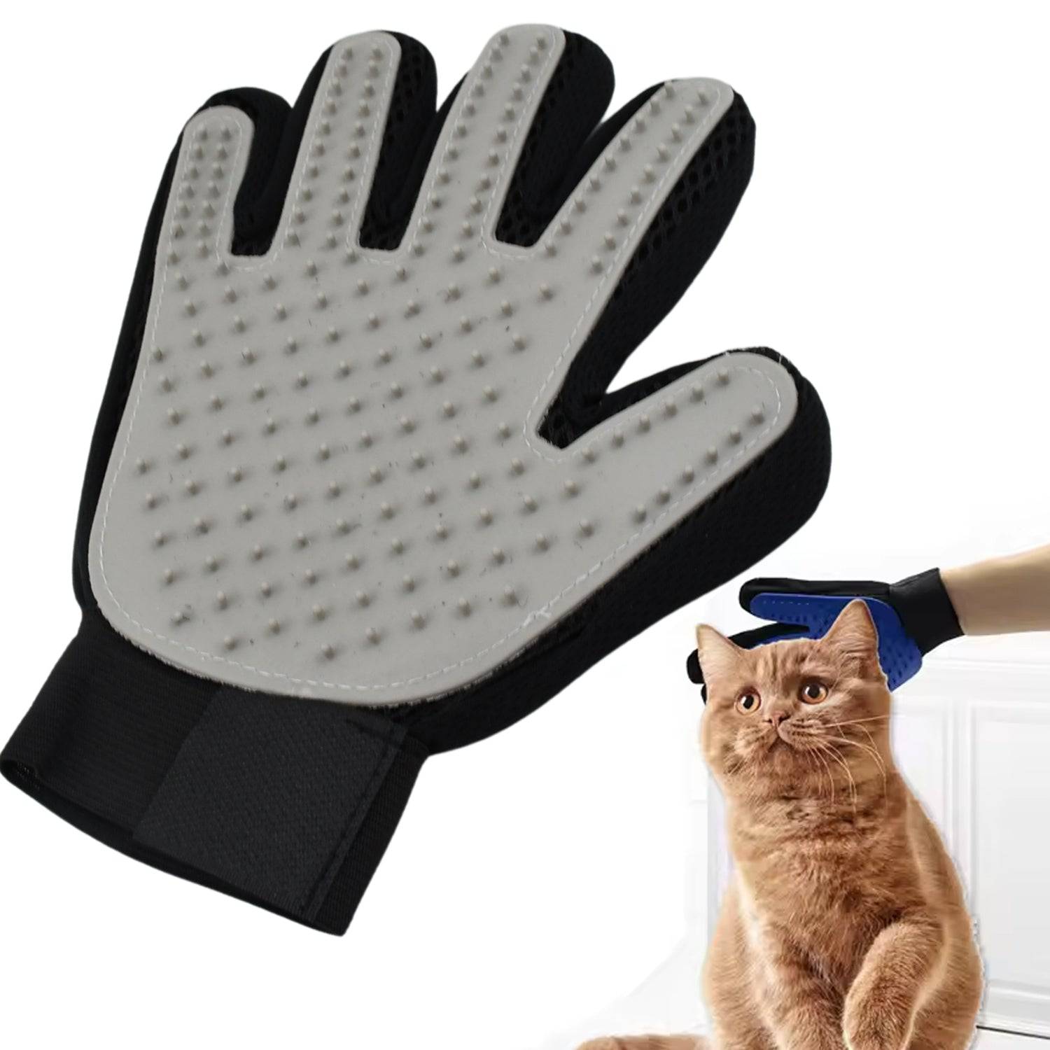 Grey True Touch Gloves Gloves Bathing Tool (1 Pc) - Superior eMart