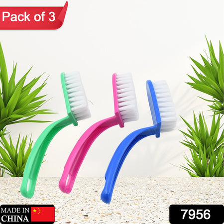 Multi-purpose Kitchen Cleaning Brushes - Fish / Vegetable / Fruit Cleaning Tool 3 Piece