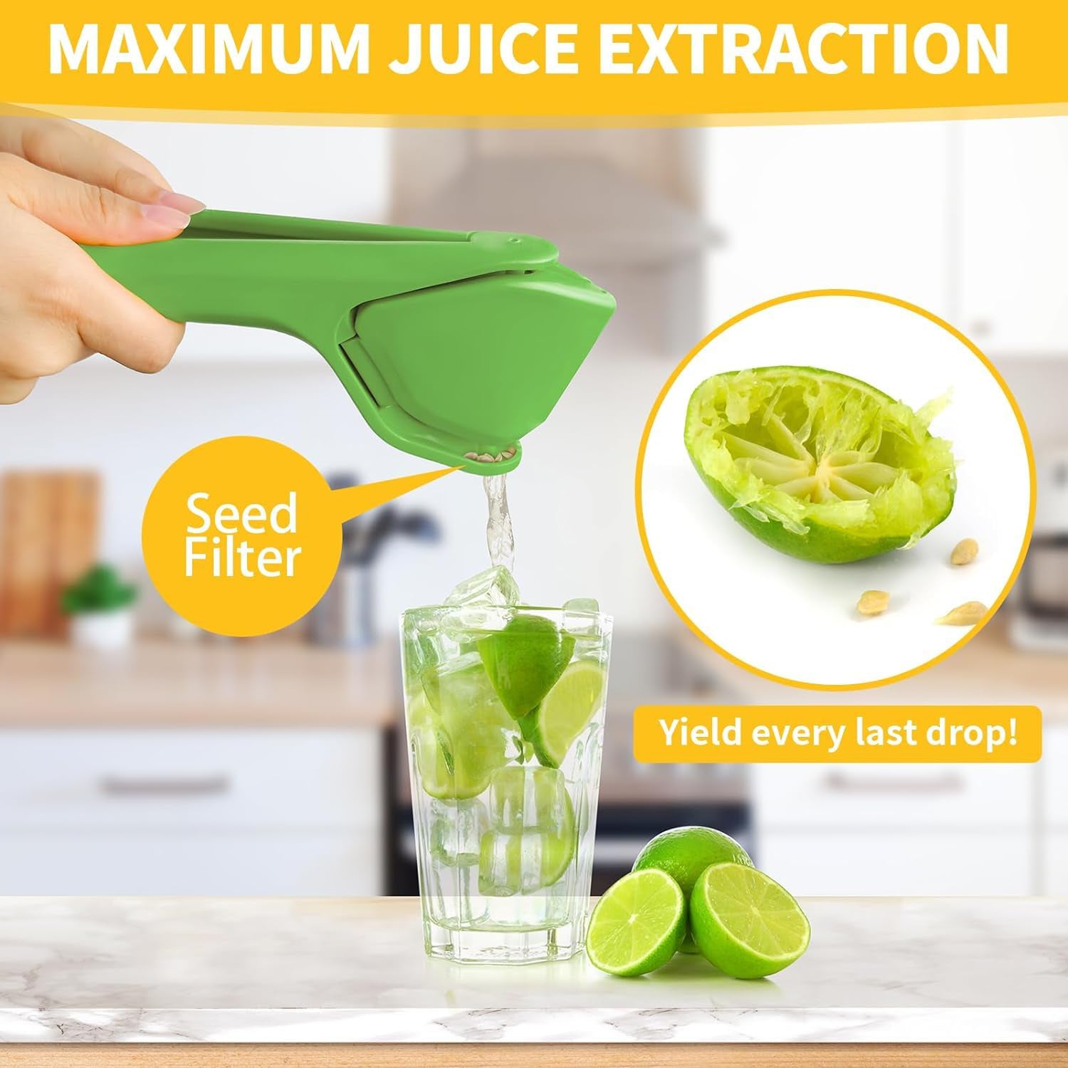Liger Plastic Manual Handheld Lemon / Orange Squeezer (1 Pc)