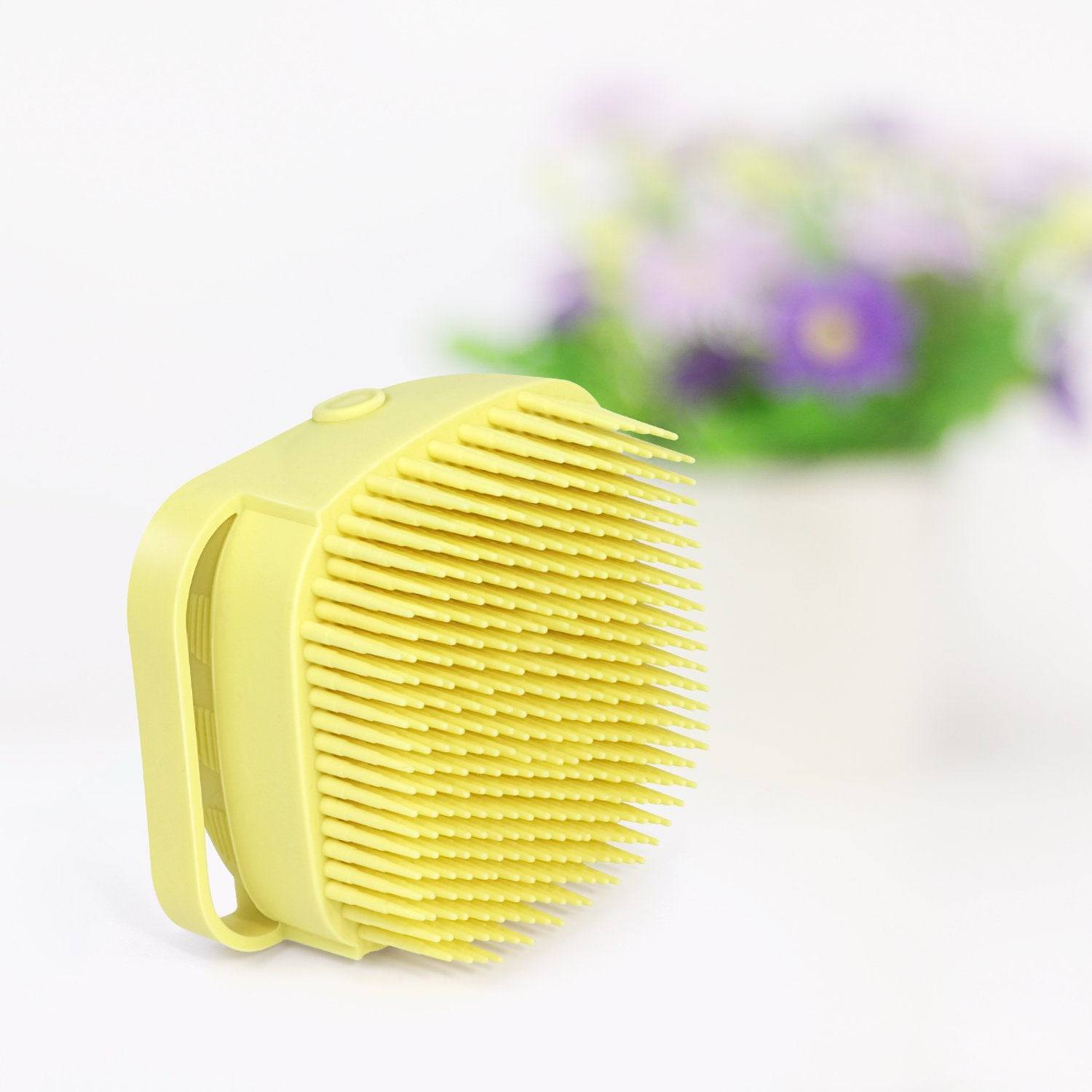 1348b Silicone Massage Bath Body Brush With Shampoo Dispenser - Superior eMart