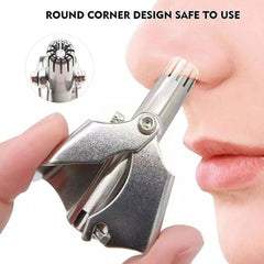 Nose Hair Clipper Stainless Steel Hair Remover (1 Pc  With Brush  Plastic Case) - Superior eMart