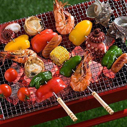 2224 Bbq Tandoor Skewers Grill Sticks For Barbecue (Pack Of 12) - Superior eMart