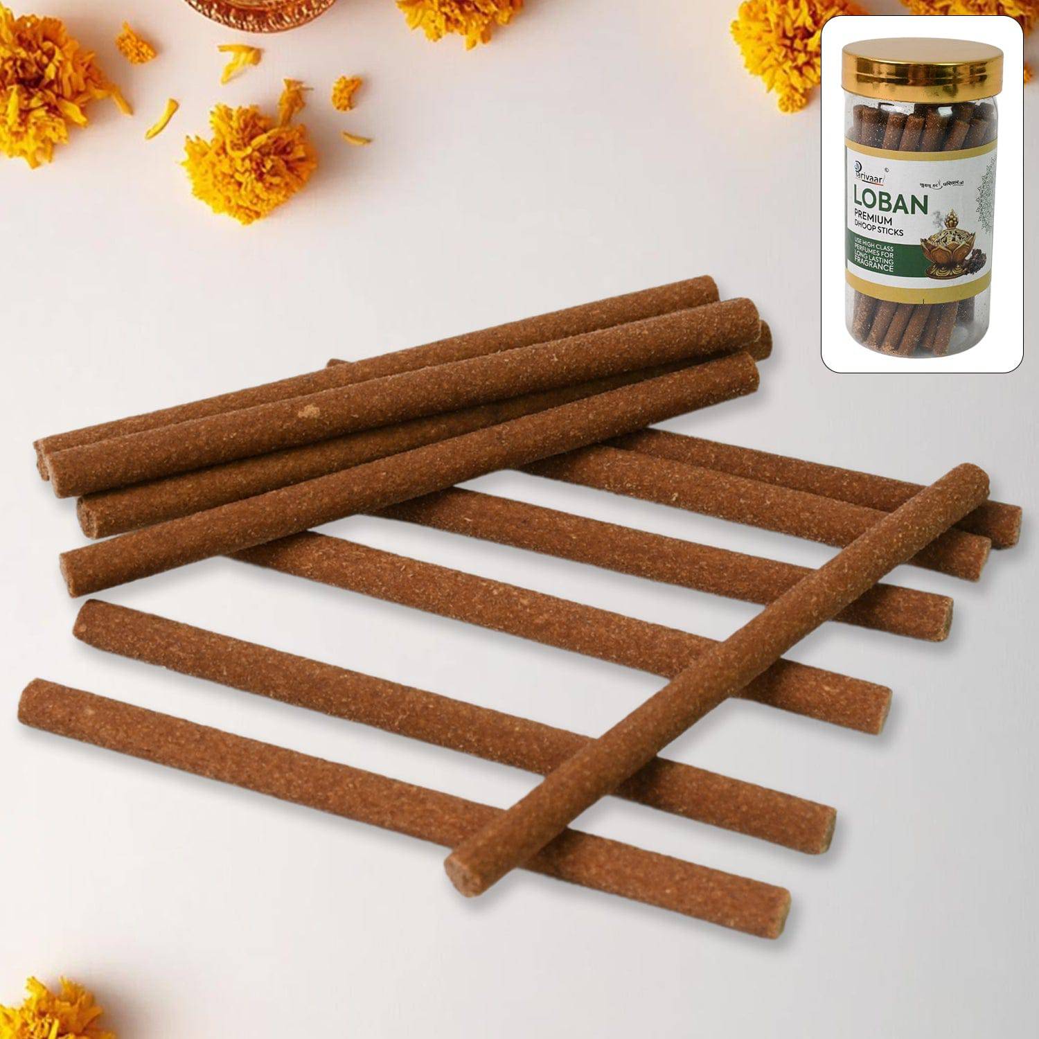 Loban Dhoop Sticks For Home Office Religious Ceremonies Meditation And Pooja (100 Gm) - Superior eMart