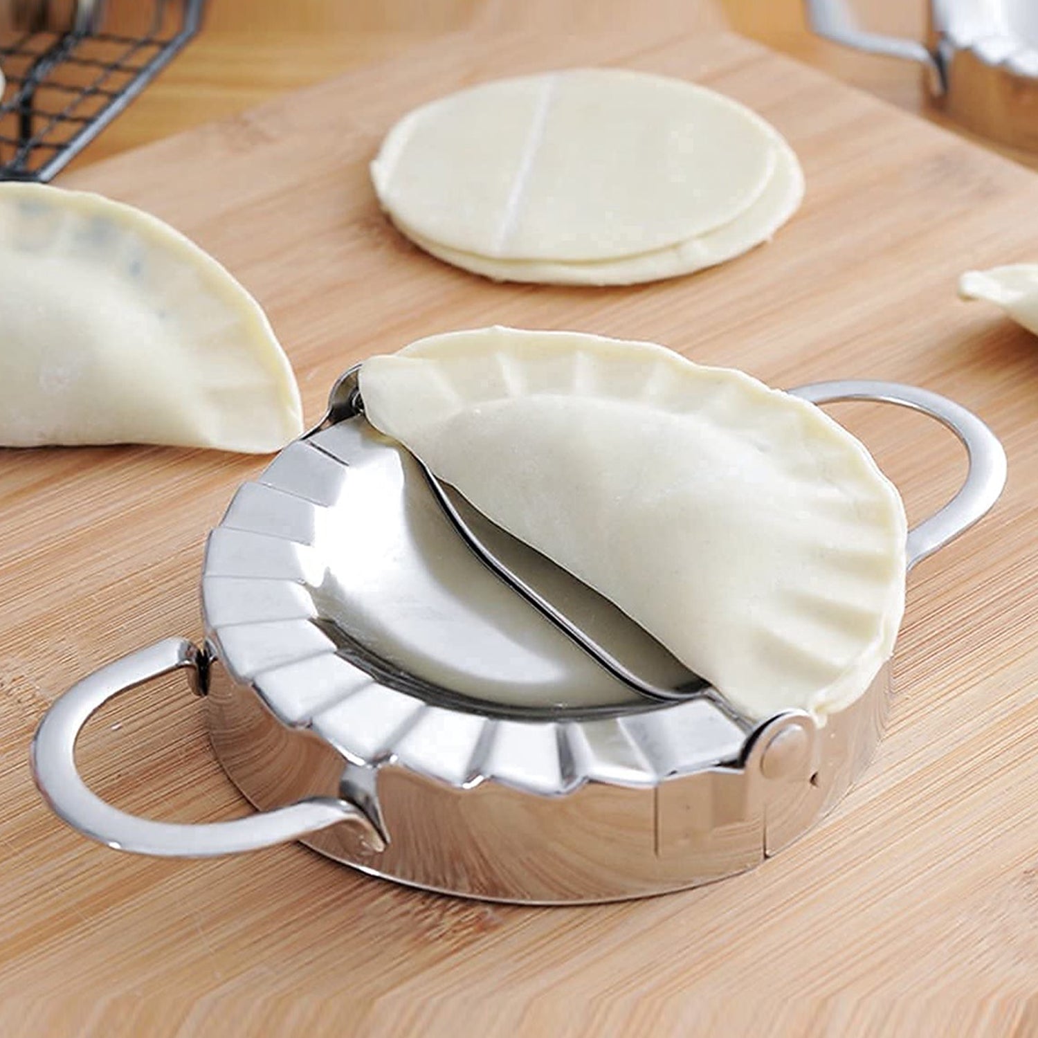 Superior eMart Stainless Steel Dumpling Maker Tool
