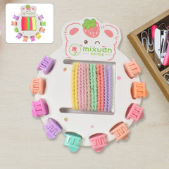 Hair Clips  Hairband For Girls Kids Hair Accessories (22 Pcs Set  Mix Design) - Superior eMart