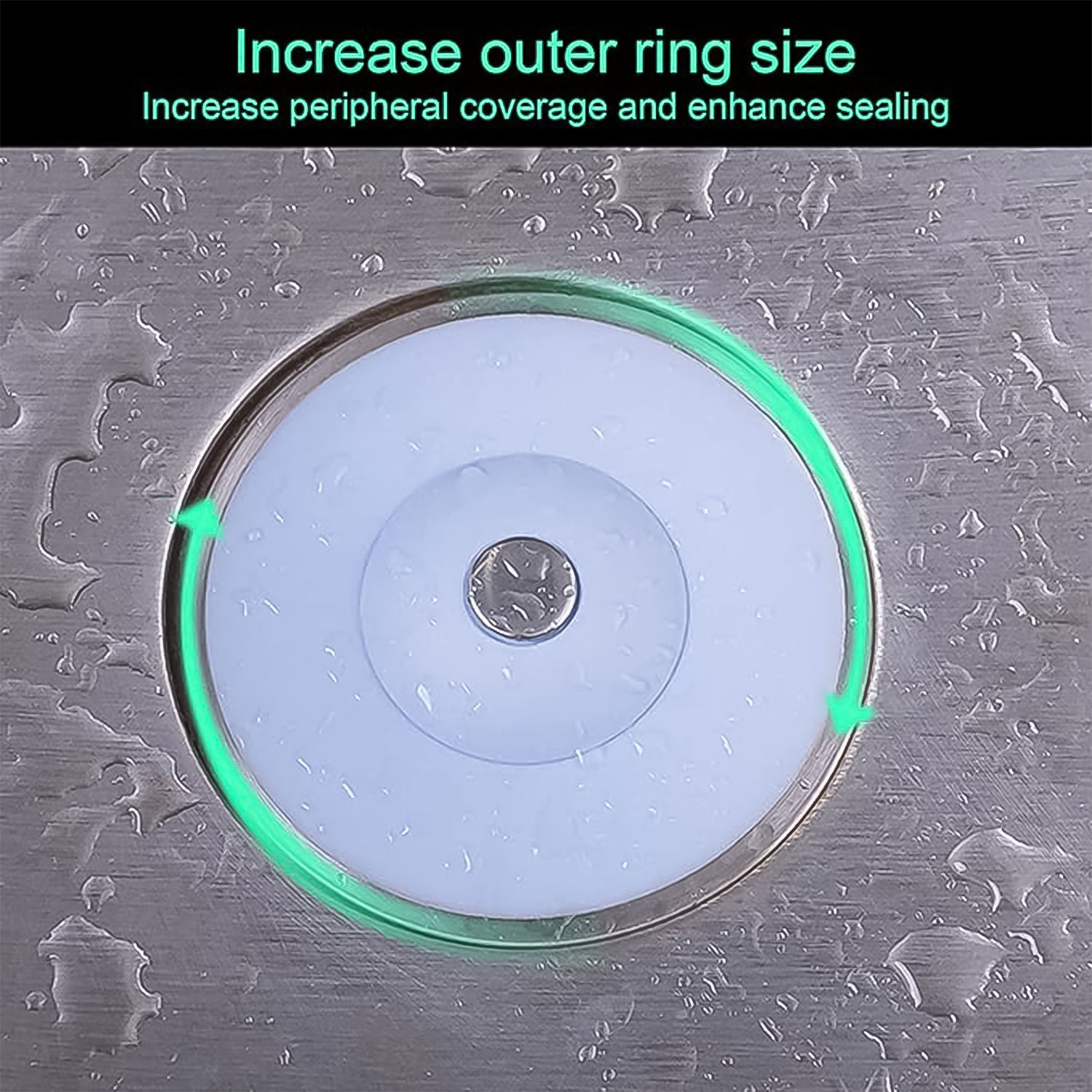 2-in-1 Blue Silicone Sewer Sink Sealer Cover Drainer (Multicolour  1 Pc)