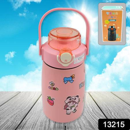 Stainless Steel Vacuum Insulated Water Bottle With Handle  Sticker (700 Ml) - Superior eMart