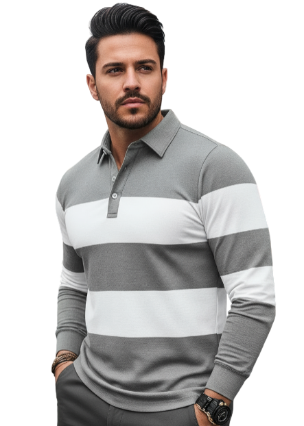 Men's Casual T-shirt with Full Sleeves for Effortless Style