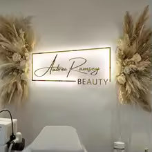 Custom Neon LED Logo – 3D Business Decor Sign