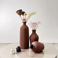 3-Piece Set of Artistic Decorative Vases