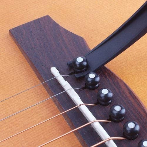 Guitar Capo with Pickup Stand, Soft Pad for Acoustic and Electric Guitar Ukulele - 6141_guitar_capo_1pc