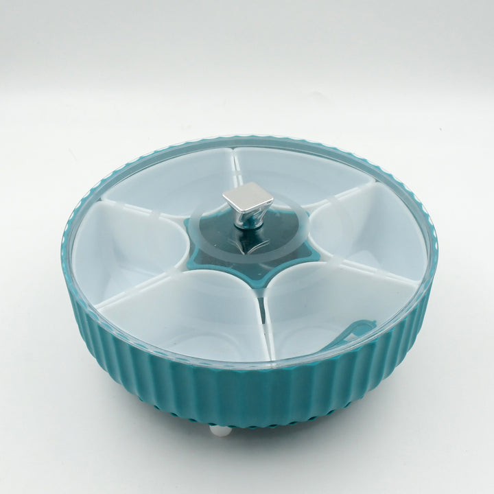 360 Revolving Spice Box / Dry Fruit Box / 7 Compartment Box