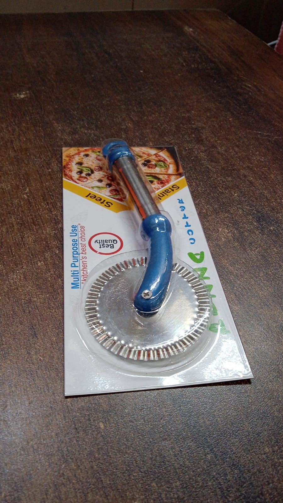 Multi Purpose Use Curly Pizza Cutter | Pastry Cutter | Sandwiches Cutter (1 Pc)