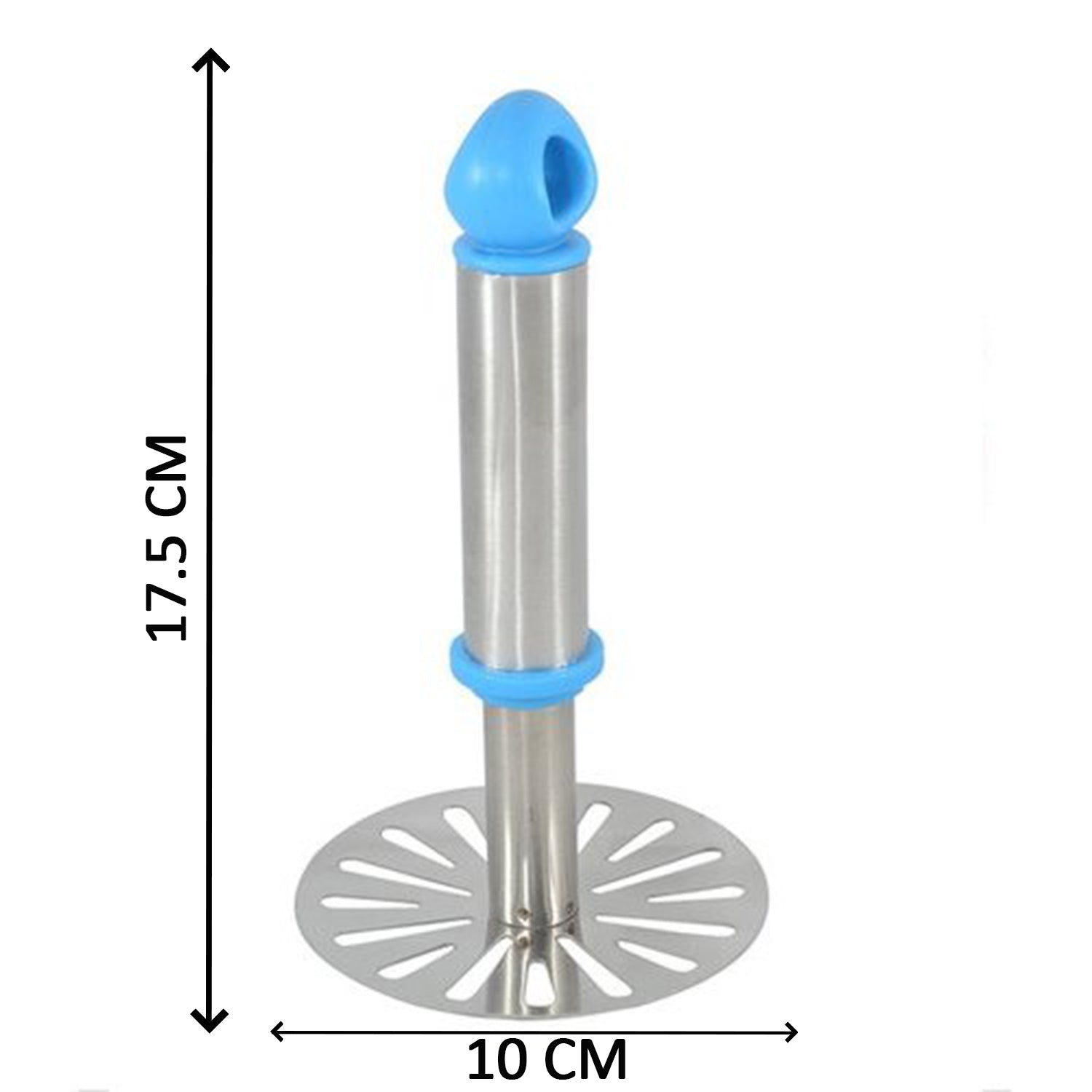 Superior eMart Stainless Steel Potato Masher for Smooth Mashed Potatoes