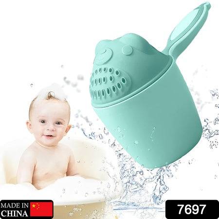 7697 Baby Shampoo Shower Cup Safe Soft Bathing Water Scorpion Baby Bath Tumbler Hair Washing Mug Rainer - Superior eMart