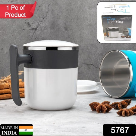 Superior eMart Stainless Steel Insulated Coffee Mug with Lid
