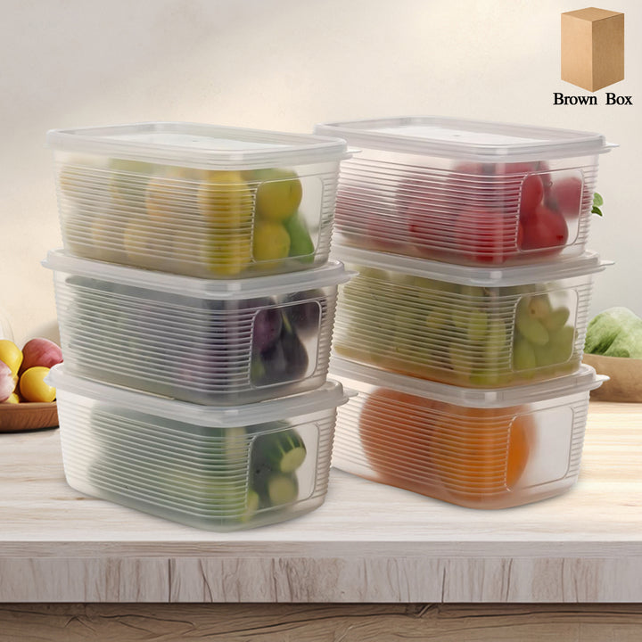 6 Pcs Multipurpose Food Storage Container Set