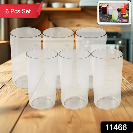 Clear Glass Set  6-piece Unbreakable