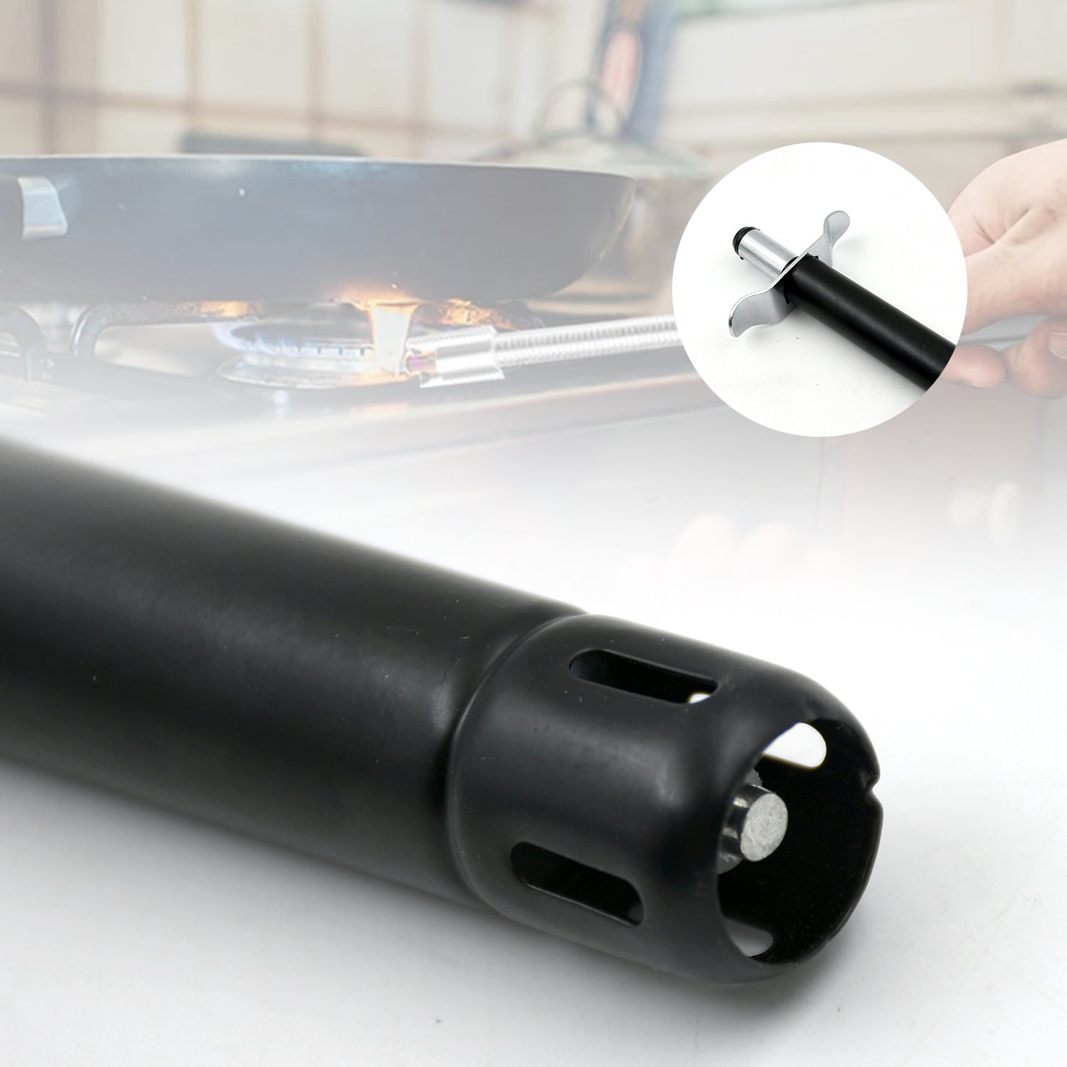 Stainless Steel Gas Lighter For Kitchen  (1 Pc)
