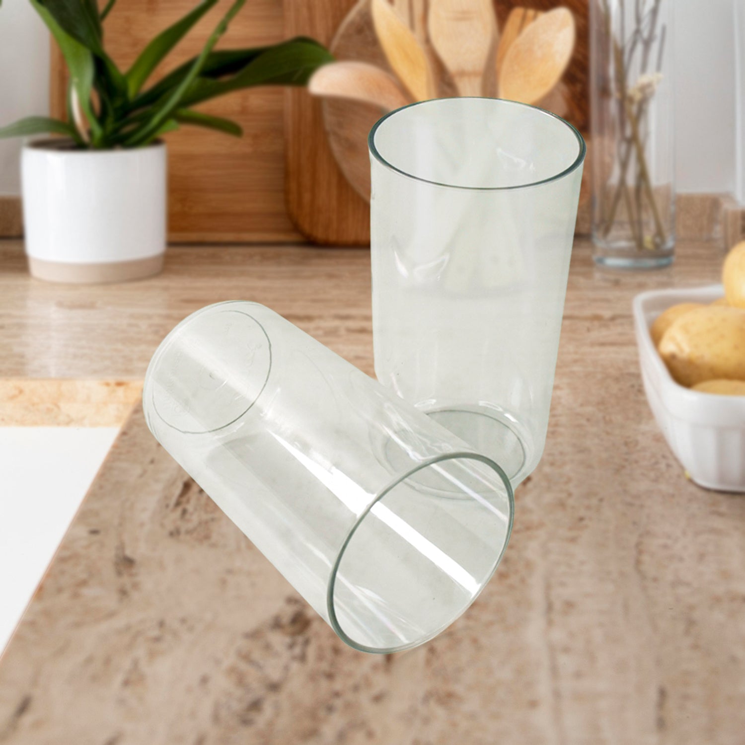 Clear Glass Set  6-piece Unbreakable