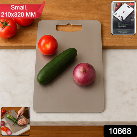 Stainless Steel Multipurpose Small Chopping Cutting Board (210x320mm  1 Pc)