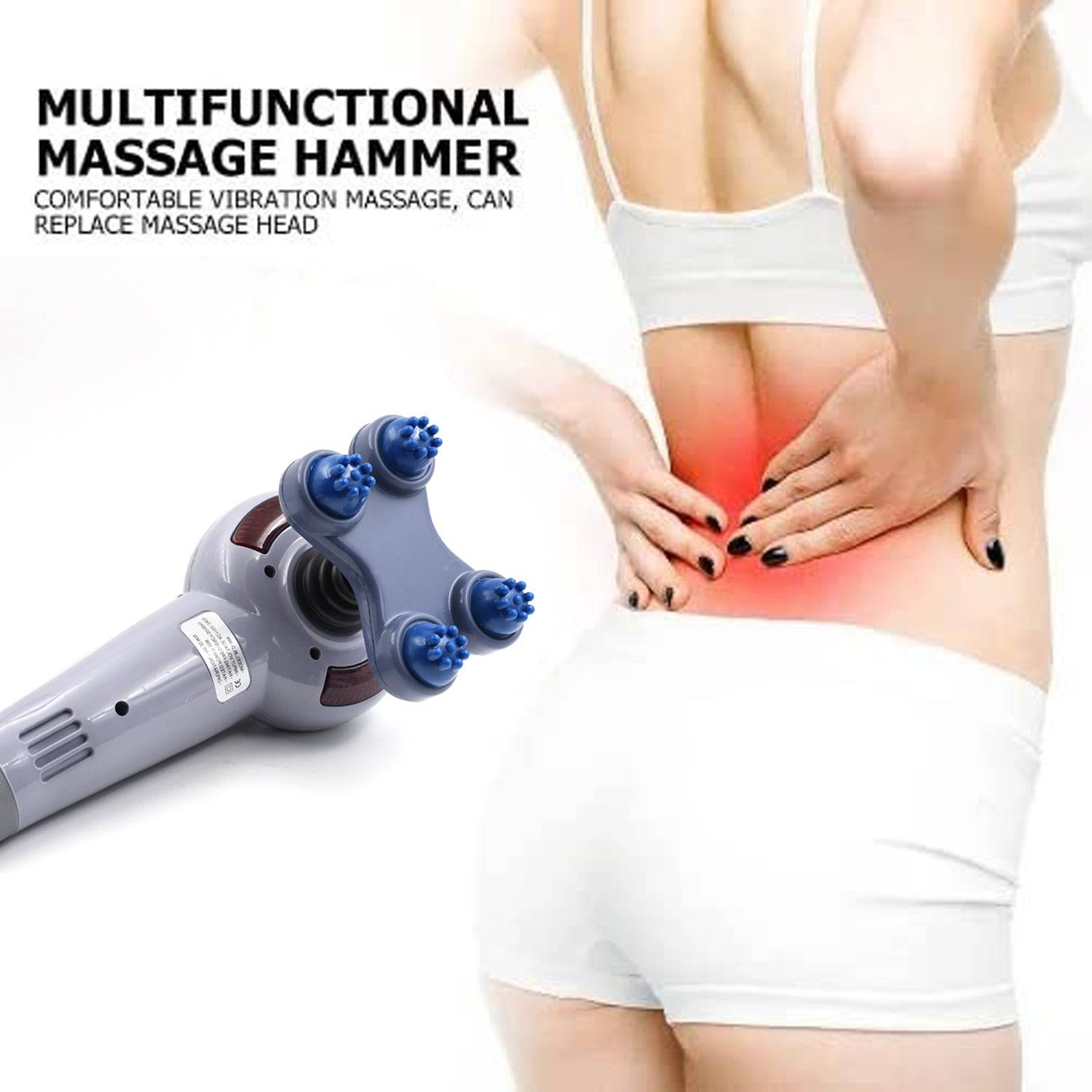 Electric 8 In 1 Full Body Massager Magic Massager (1 Set) - Superior eMart