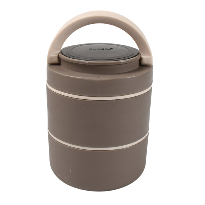Multicolor 2 Layer Portable Lunch Box Stainless Steel Airtight Leak-Proof Lunch Box for Office, School, Picnic