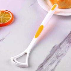 New Hot Away Hand Scraper Fashion Tongue Cleaner Brush with Silica Handle - 1235_tongue_cleaner_2pc