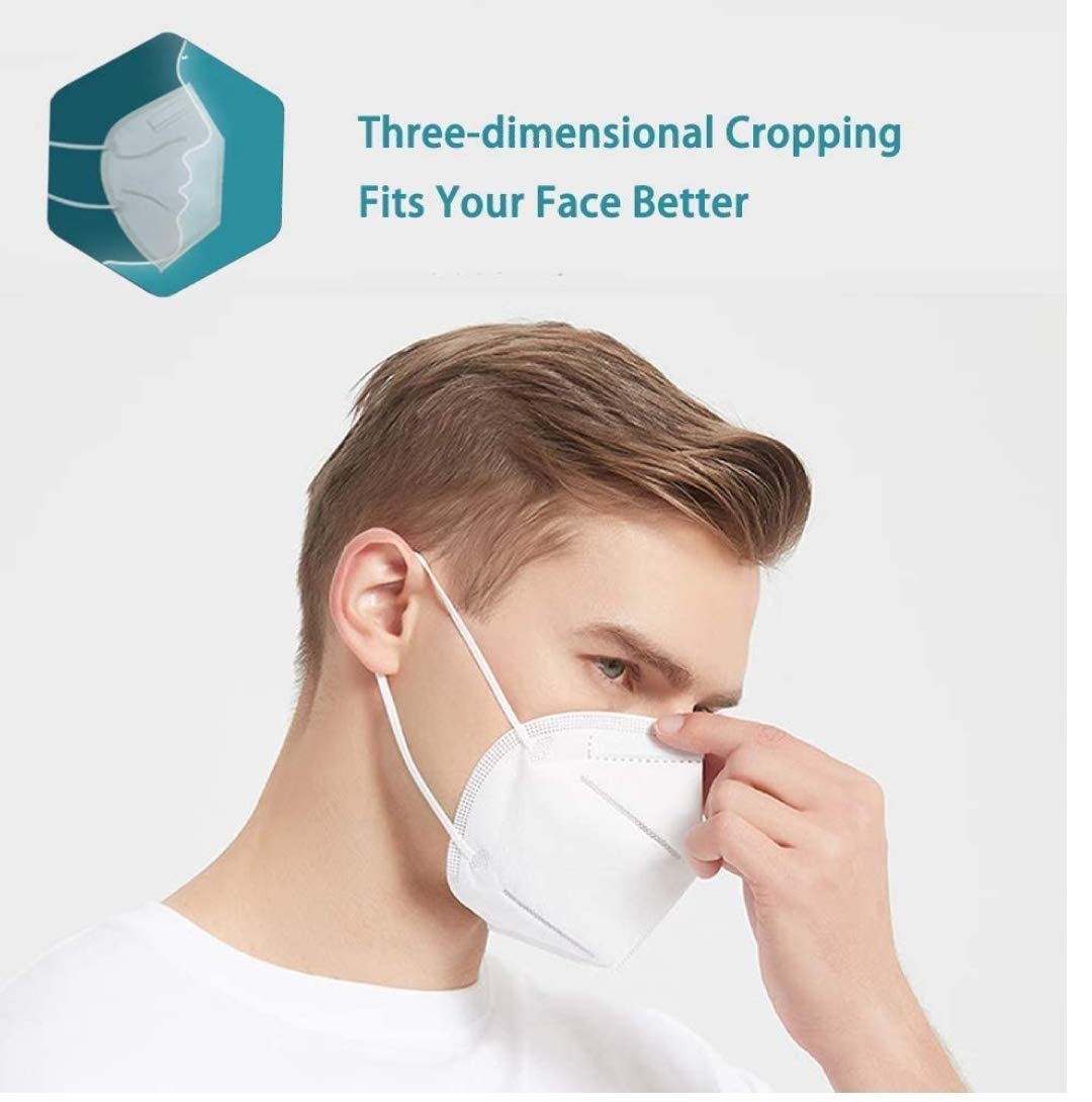 N95 Anti Pollution / Virus Face Mask (10 Pcs Set) - 8491_n95_mask_10pc_set