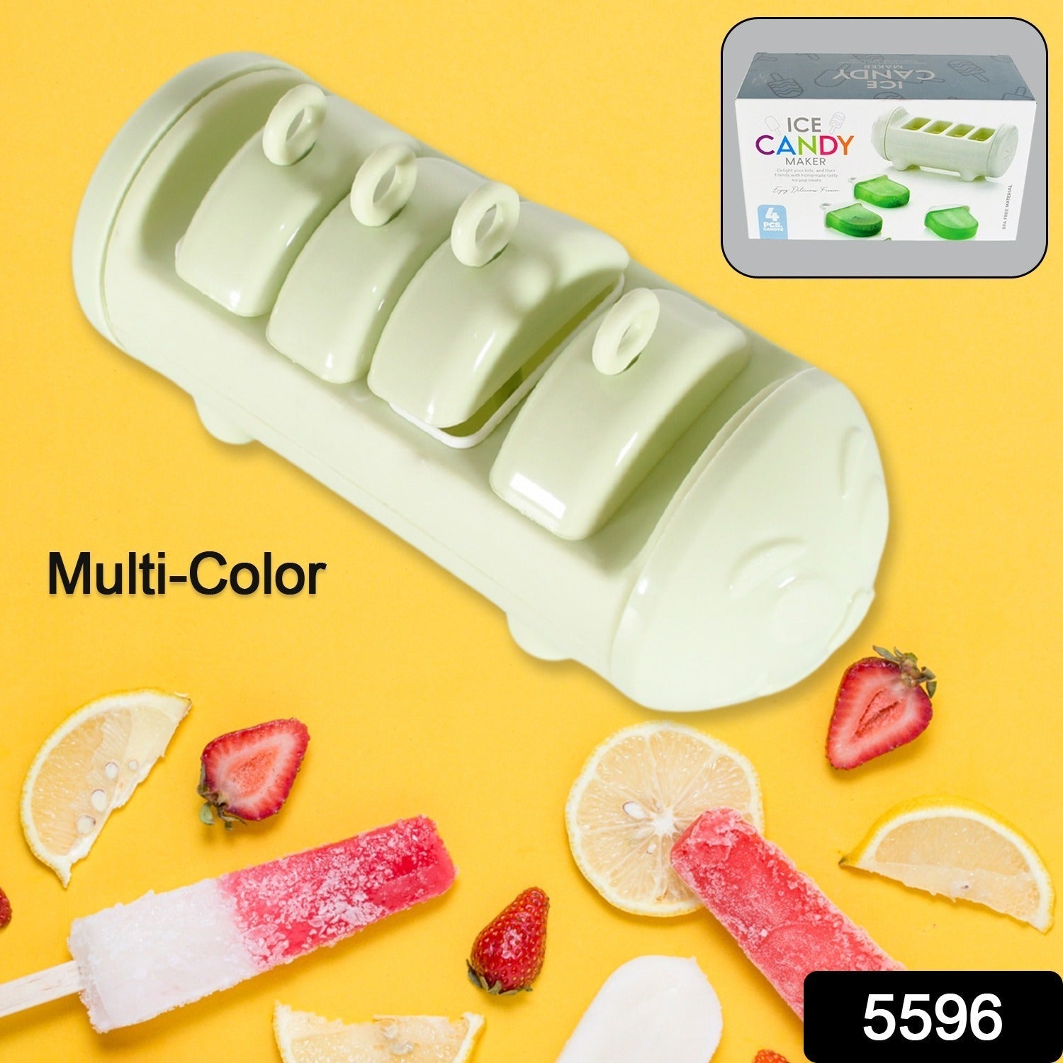 CARTOON SHAPE MOLD ICE CANDY, POPSICLE MOLD ICE, PLASTIC ICE CANDY MAKER KULFI M - 5596_cartoon_ice_candy_maker