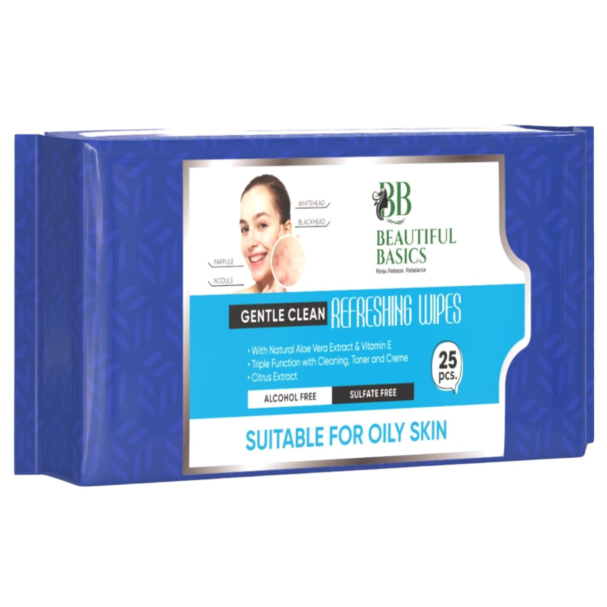 Refreshing Wet Wipes for Face | Facial Cleansing | Refreshing & Skin Hydration|  - 0979_oily_skin_face_wipes