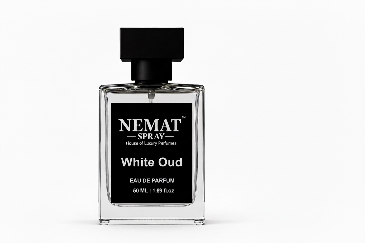 Nemat Spray Heaven Vibes Eau de Parfum bottle on a white background