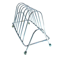 Kitchen plate rack stand with stainless steel design