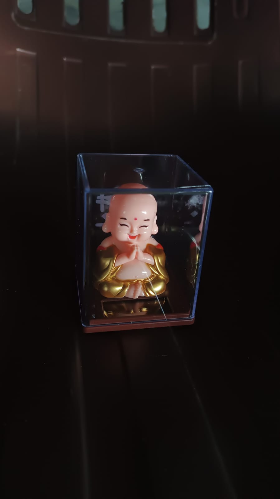 Solar Powered Buddha Car Ornament