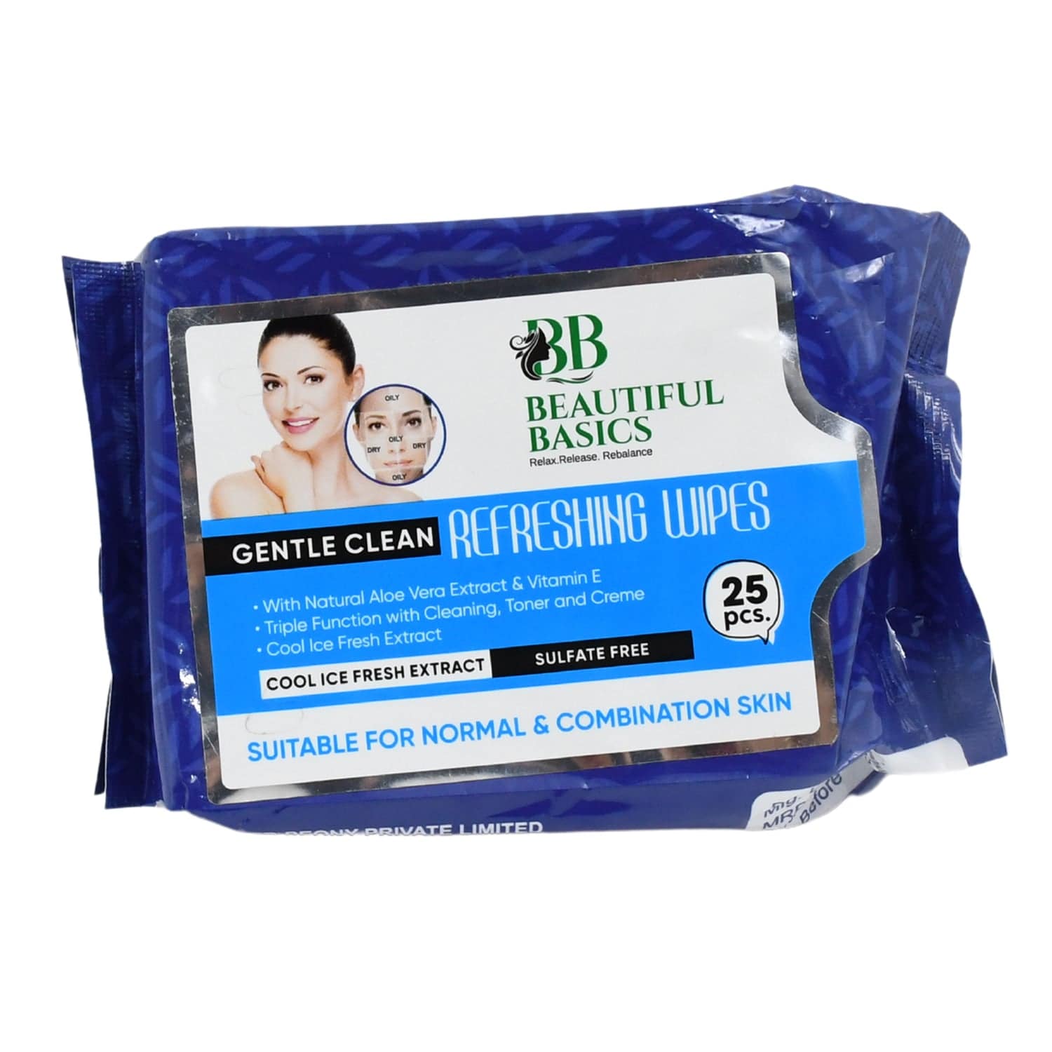 Refreshing Wet Wipes For Face  Facial Cleansing  Refreshing  Skin Hydration Soothing For Skin  Ph Balance  Alcohol Free  Nourishing With Fruit Extract  25 Wipes - Superior eMart