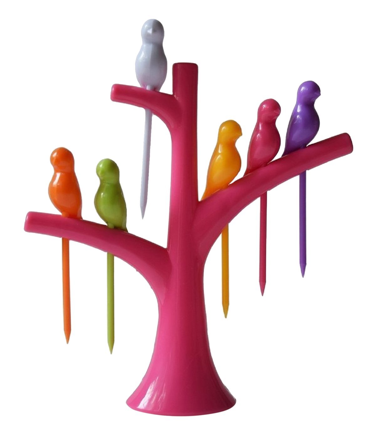 Superior eMart Bird Shaped Fruit Forks for Fun Displays