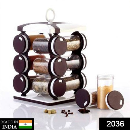 Spice Jar Set - 12pcs Brown Box)