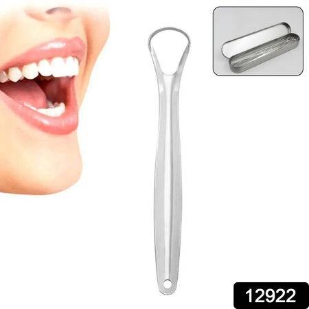 Stainless Steel Tongue Scraper Tongue Cleaners (1pc With Metal Case) - Superior eMart