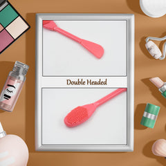 2 In 1 Double-headed Silicone Face Mask Brush (1 Pc) - Superior eMart