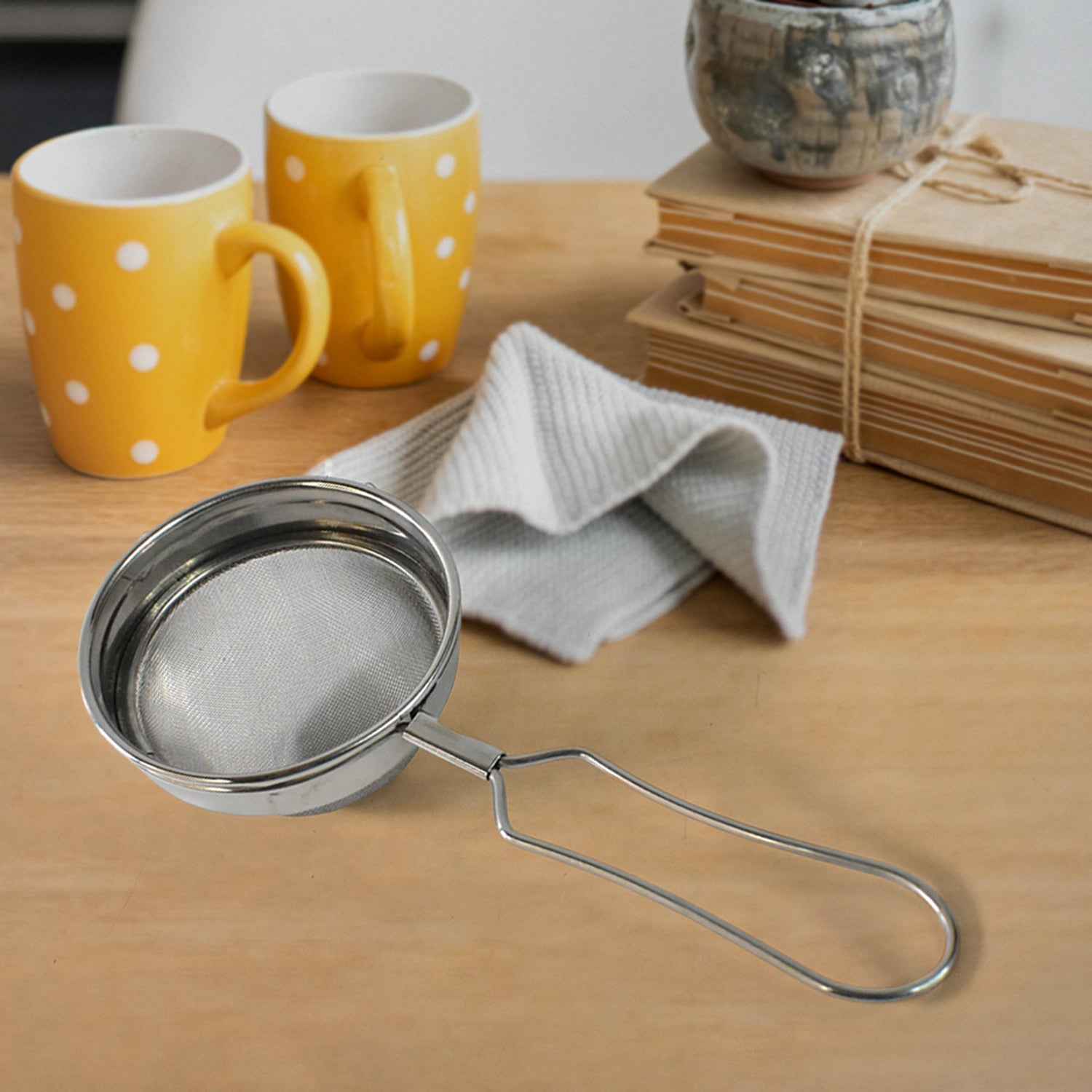 Superior eMart Stainless Steel Tea Strainer - Durable & Effective