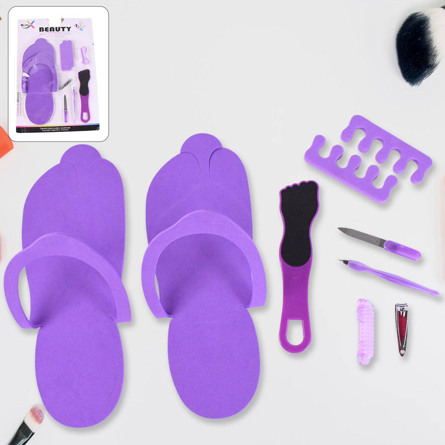 Personal Foot Care Tool Kit Pedicure Accessories Kit (9 Pcs Set) - Superior eMart